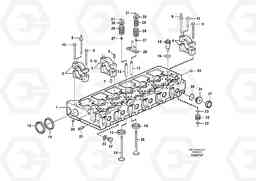 41491 Cylinder head EC360C S/N 115001-, Volvo Construction Equipment