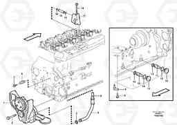 51637 Lubricating oil system EC460B PRIME S/N 15001-/85001-, Volvo Construction Equipment