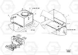 100850 Hydraulic Tank Assembly ABG4371 S/N 0847503049-, Volvo Construction Equipment