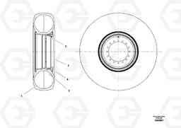 92191 Direct Drive Wheel Assembly ABG4371 S/N 0847503049-, Volvo Construction Equipment