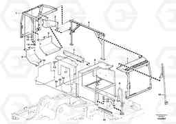 85760 Cowl frame EW210C, Volvo Construction Equipment