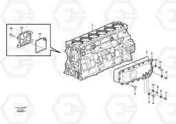 105739 Cylinder block L350F, Volvo Construction Equipment