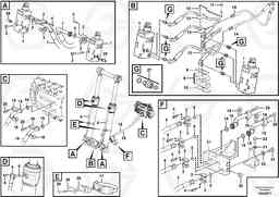 32293 Boom piping with safety valve EW230C, Volvo Construction Equipment