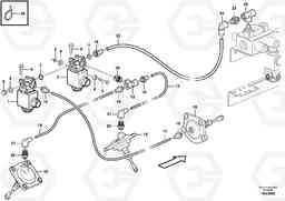 32853 Pneumatic system, 6x6 and diff lock, load unit A30E, Volvo Construction Equipment