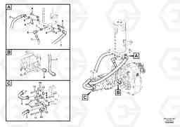 32290 Turning joint line, turning joint to travel motor EW230C, Volvo Construction Equipment