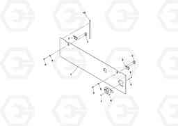 21124 Rear Side Door Assembly PF6110 S/N 197474 -, Volvo Construction Equipment