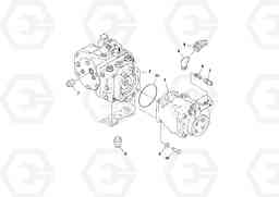 50173 Propulsion/Conveyor Pump Assembly PF6110 S/N 197474 -, Volvo Construction Equipment