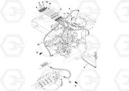 50774 Hydraulic Pressure check connection Installation PF6110 S/N 197474 -, Volvo Construction Equipment