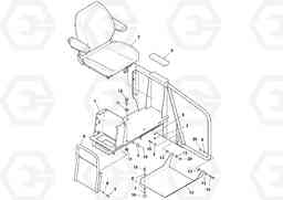 13714 Seat Assembly PF6110 S/N 197474 -, Volvo Construction Equipment