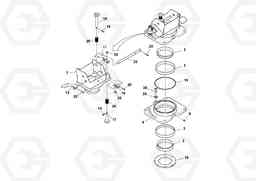 92848 Pedestal Assembly PF6160/PF6170, Volvo Construction Equipment