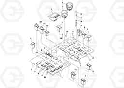 79734 Track Instrument Panel Assembly PF6110 S/N 197474 -, Volvo Construction Equipment