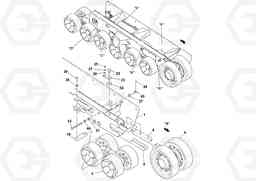 46776 Track Frame Assembly PF6110 S/N 197474 -, Volvo Construction Equipment