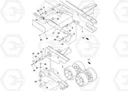 31631 Track Frame Assembly PF6110 S/N 197474 -, Volvo Construction Equipment