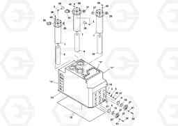 106716 Hydraulic Tank Assembly PF6110 S/N 197474 -, Volvo Construction Equipment