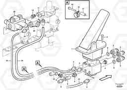 24585 Footbrake valve with mountings A30E, Volvo Construction Equipment