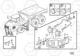 91071 Lighting, front A30E, Volvo Construction Equipment