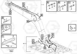 58920 Boom and grease piping EW230C, Volvo Construction Equipment