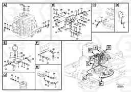 95471 Servo system, control valve to solenoid valve EC290B PRIME S/N 17001-/85001- 35001-, Volvo Construction Equipment