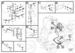 88639 Working hydraulic, hammer and shear for 2nd pump flow EC210B PRIME S/N 70001-/80001- 35001-, Volvo Construction Equipment