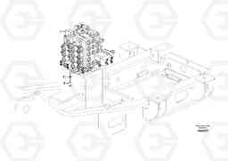 48568 Control valve with fitting parts. EW145B PRIME S/N 15001-, Volvo Construction Equipment