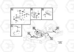 56277 Working hydraulic, hammer and shear for 2nd pump flow EW145B PRIME S/N 15001-, Volvo Construction Equipment