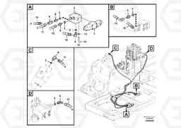 49922 Working hydraulic, hammer and shear for 2nd pump flow EW145B PRIME S/N 15001-, Volvo Construction Equipment