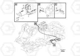 96421 Working hydraulic, hammer and shear for 2nd pump flow EC460B PRIME S/N 15001-/85001-, Volvo Construction Equipment