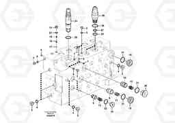 87233 Main control valve EC330B SER NO INT 10713- EU&NA 80001-, Volvo Construction Equipment