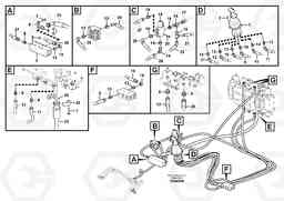 79864 Servo system, control valve to remote control valve EW230C, Volvo Construction Equipment