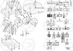 106941 Sign plates and decals EW230C, Volvo Construction Equipment