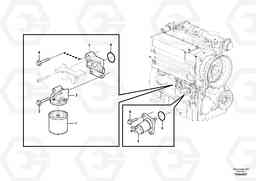 57212 Fuel filter - Feed pump L25B TYPE 175, S/N 0500 - TYPE 176, S/N 0001 -, Volvo Construction Equipment