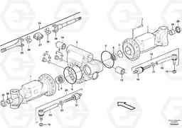 59024 Front axle, Shaft cover EW230C, Volvo Construction Equipment