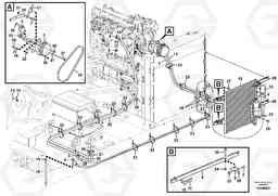 104218 Air conditioning line, cooling and heater EW230C, Volvo Construction Equipment
