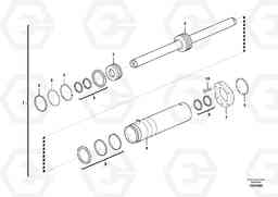 49568 Steering cylinder EW230C, Volvo Construction Equipment