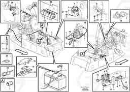 96860 Cable harness, frame MC90B, Volvo Construction Equipment