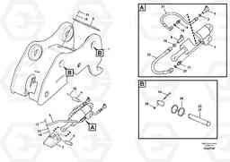 73045 Attachment bracket, quickfit EW230C, Volvo Construction Equipment