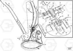 46329 Distributor set, boom EW230C, Volvo Construction Equipment