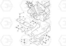 106707 Radiator Mounting Installation DD29/DD30/DD31HF/DD38HF S/N 197592 -, Volvo Construction Equipment