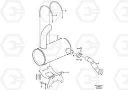 65669 Exhaust system EW230C, Volvo Construction Equipment