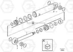40824 Hydraulic cylinder, tilt L50F, Volvo Construction Equipment
