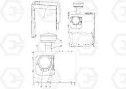 95127 Air Pre-cleaner Installation PT125R S/N 197470-, Volvo Construction Equipment