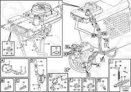 99497 Installation hoses, heat and air conditioning MC70B S/N 71000 -, Volvo Construction Equipment