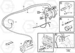 88228 Cable harness, alternator L350F, Volvo Construction Equipment