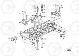 21266 Cylinder head EC460B SER NO INT 11515- EU&NA 80001-, Volvo Construction Equipment