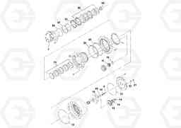 90302 Drum Drive Motor SD70D/SD70F/SD77DX/SD77F S/N 197387-, Volvo Construction Equipment