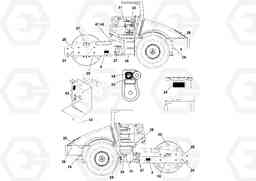 47429 Decal Installation SD70D/SD70F/SD77DX/SD77F S/N 197387-, Volvo Construction Equipment