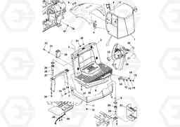 39318 Cab With Heater and Air Conditioning SD77DA S/N 197788-, Volvo Construction Equipment