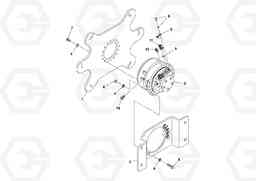 90654 Drum Drive Assembly SD70D/SD70F/SD77DX/SD77F S/N 197387-, Volvo Construction Equipment