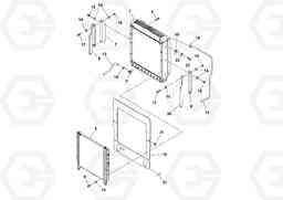 96905 Radiator and Oil Cooler Assembly SD70D/SD70F/SD77DX/SD77F S/N 197387-, Volvo Construction Equipment