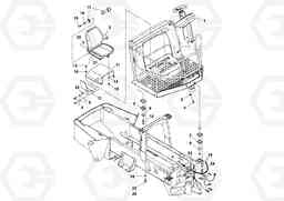 106400 Pedestal And Seat Installation SD70D/SD70F/SD77DX/SD77F S/N 197387-, Volvo Construction Equipment